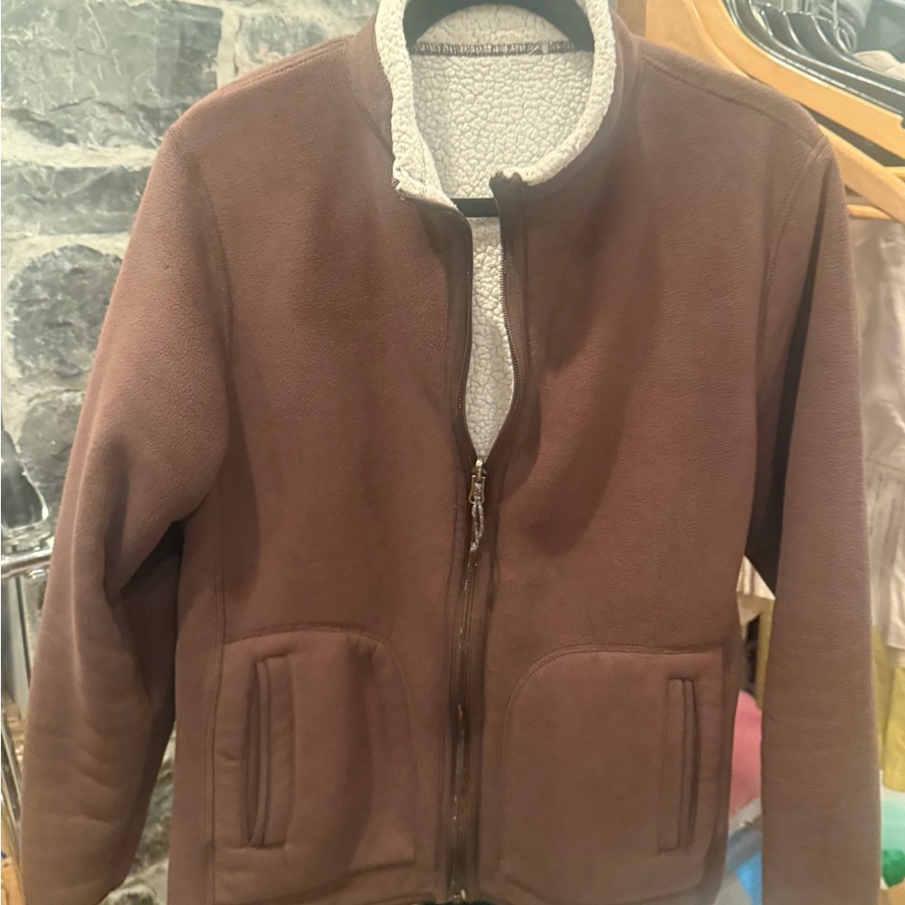 Brown Fleece Jacket